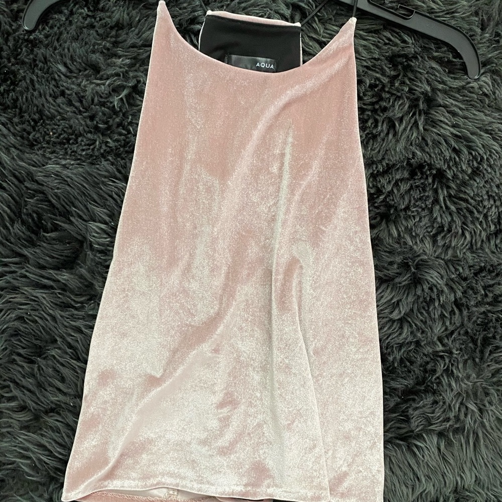 Aqua velvet tank top!